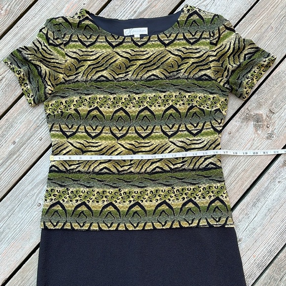 Vintage Dressbarn 80’s stretch sheath dress 8 - Picture 8 of 10